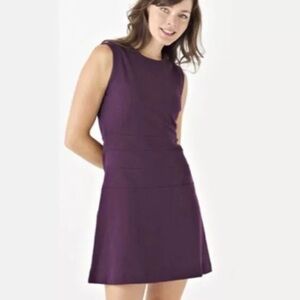 Matilda Jane Character Counts Ava Plum Mini Dress Sz M *H9